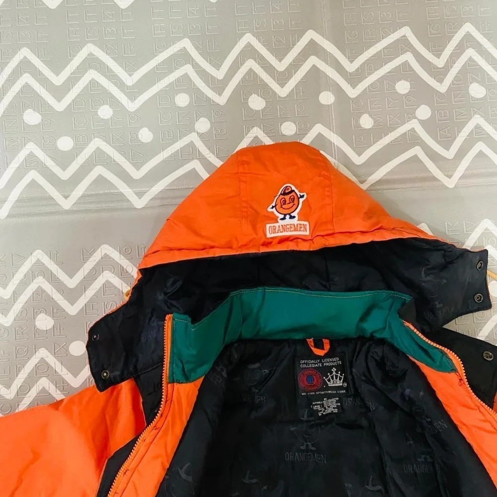 Vintage rare embroidered Syracuse jacket coat